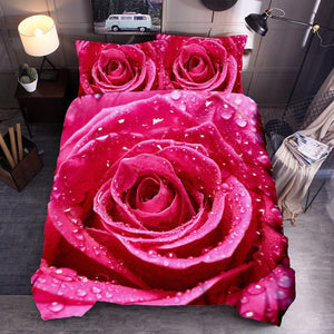 Assorted Rose and Flower Print Bedding Set - http://chicboutique.com.au