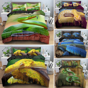 Snake Print Luxury Duvet Cover Bedding Set - http://chicboutique.com.au