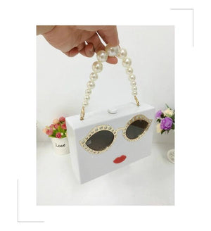 Rhinestone Sunglasses Handbag - http://chicboutique.com.au