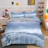 Glacier Print Duvet Cover With Pillowcase - http://chicboutique.com.au