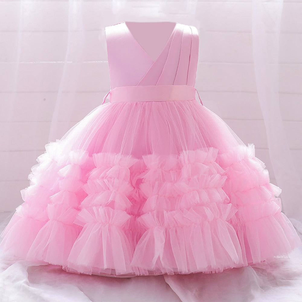 Baby Girls Lace Princess Tulle Dress