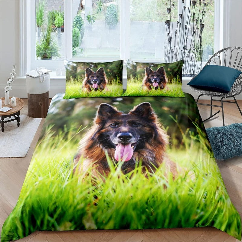 German Shepherd Assorted Prints Duvet Cover Set - http://chicboutique.com.au