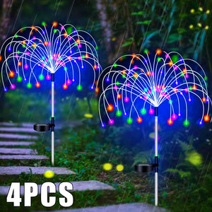 Solar Firework Outdoor Garden Light