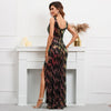 Sequin Sexy Slit Maxi Evening Dress - http://chicboutique.com.au