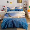 Glacier Print Duvet Cover With Pillowcase - http://chicboutique.com.au