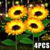 Solar Sunflower Outdoor Decorative Garden Pathway