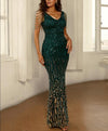 V-Neck Sleeveless Floor Length Elegant Evening Dress - http://chicboutique.com.au