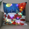 Christmas Pillow Cover with Lights - http://chicboutique.com.au