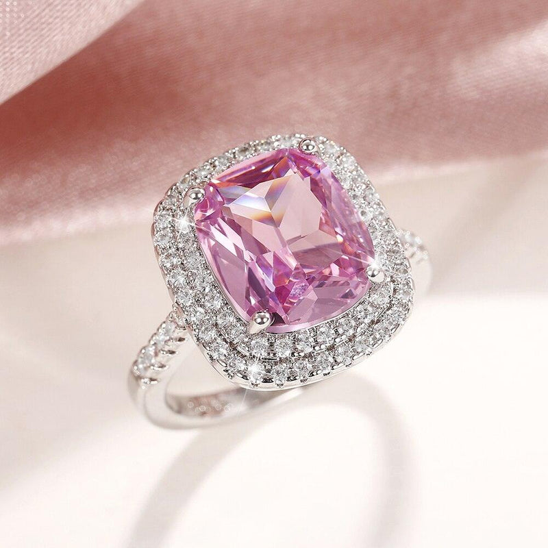 Fashion Cubic Zirconia Pink Assorted Style Rings - http://chicboutique.com.au