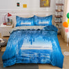 Glacier Print Duvet Cover With Pillowcase - http://chicboutique.com.au