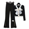 Elegant Knitted Sweater and Pants Set - http://chicboutique.com.au