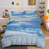 Glacier Print Duvet Cover With Pillowcase - http://chicboutique.com.au