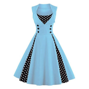 Sleeveless Pin Up Vintage Retro Dress - http://chicboutique.com.au