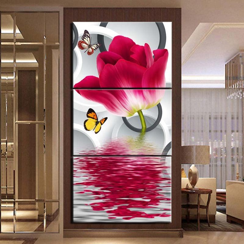 Canvas Painting flower Wall Art - http://chicboutique.com.au