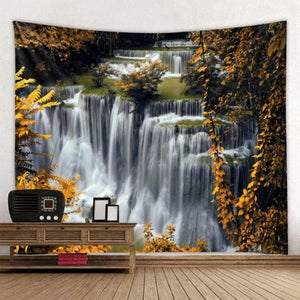 Waterfall Forest Print Wall Tapestry - http://chicboutique.com.au