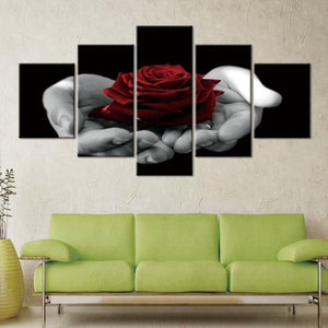 Wall Art Canvas Red Rose - http://chicboutique.com.au