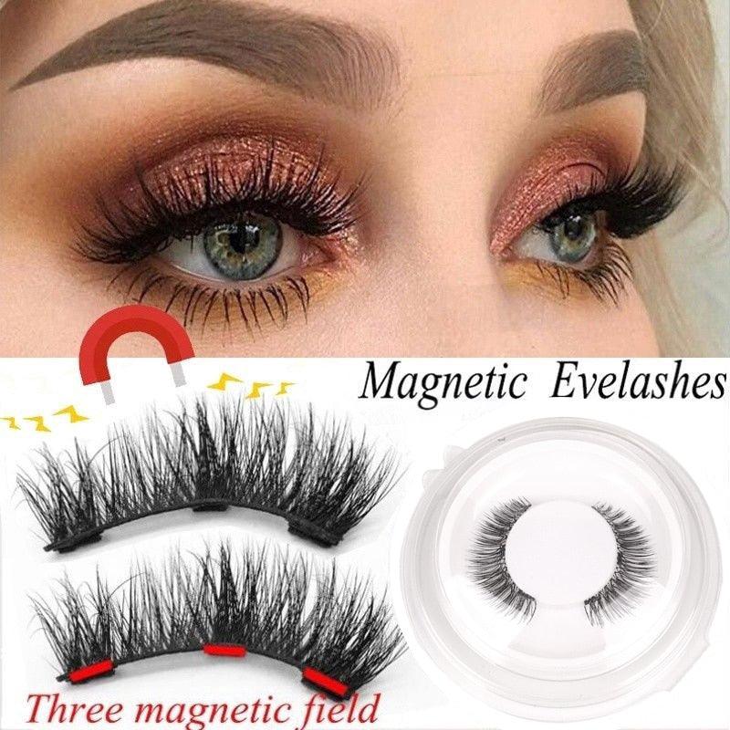 Magnetic Natural Long False Eyelashes - http://chicboutique.com.au