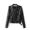 Short Faux Soft Leather Jacket - http://chicboutique.com.au