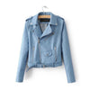 Short Faux Soft Leather Jacket - http://chicboutique.com.au