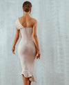 Bandage One Shoulder Sleeveless Evening Dress - http://chicboutique.com.au