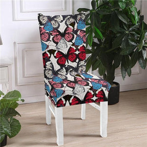 Butterfly Print Dining Chair Cover - http://chicboutique.com.au
