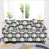 Stretch skull print couch slipcover - http://chicboutique.com.au