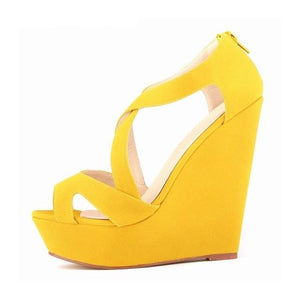 Bohemian Wedge High Heels - http://chicboutique.com.au