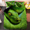 Snake Print Duvet Cover Sets And Pillowcase - http://chicboutique.com.au