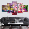 5 Panels Orchid Zen Wall Art - http://chicboutique.com.au