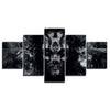 Skull Canvas 5 Panel Wall Art - http://chicboutique.com.au