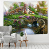 Fairy Tale Cottage Forest Tapestry Wall Hanging Art Tapestry - http://chicboutique.com.au