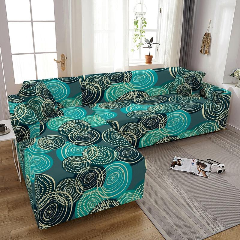 Geometry Slip-Resistant Elastic Couch Cover - http://chicboutique.com.au