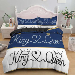 His Queen And Her King Duvet Cover Bedding Set - http://chicboutique.com.au