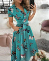 Vintage Elegant Wrap Around Dress - http://chicboutique.com.au