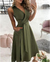 Vintage Elegant Wrap Around Dress - http://chicboutique.com.au