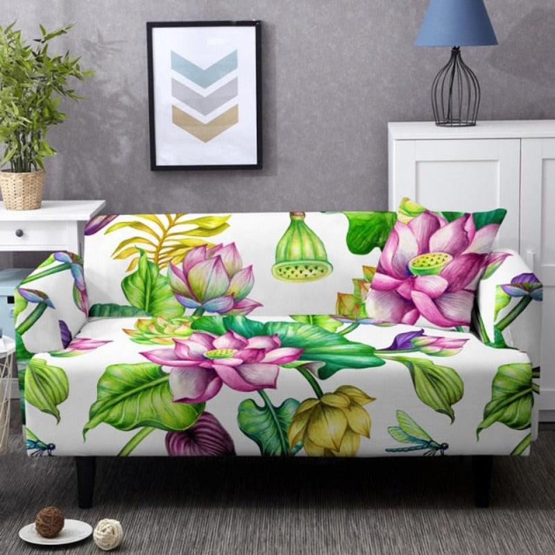 Unique Flower Stretch Sofa Cover - http://chicboutique.com.au
