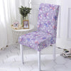 Purple Flower Elastic Chair Cover - http://chicboutique.com.au