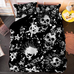 Skull Bedding Set With Pillowcase - http://chicboutique.com.au