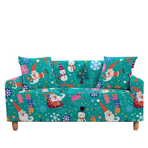 Elastic Christmas Prints Couch Cover - http://chicboutique.com.au