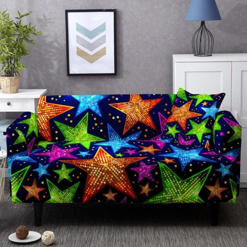 Geometric Print Elastic Sofa Cover - http://chicboutique.com.au