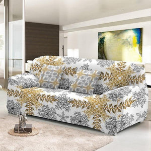 1/2/3/4 Seater Christmas Snowflake Elastic Stretch Couch Cover - http://chicboutique.com.au