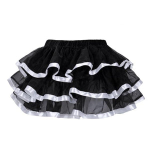 Mesh & Lace with Bow decoration Multilayer Mini tutu Skirts and Bustier to match - http://chicboutique.com.au