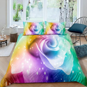 Colourful Rose Bedding Set Duvet Cover - http://chicboutique.com.au