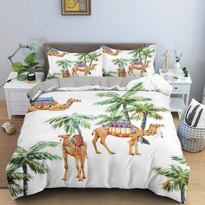 Desert Camel Print Duvet Cover Sets - http://chicboutique.com.au