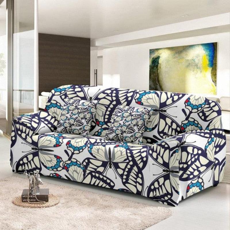 Butterfly Print Sofa / Couch Cover - http://chicboutique.com.au