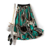 Leopard Print High Waist Pleated Skirt - http://chicboutique.com.au