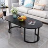 Imitation Marble Luxurious Oval Coffee Table Assorted Colours - http://chicboutique.com.au