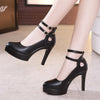 Platform Double Ankle Strap High Heel Pumps - http://chicboutique.com.au