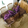 3d Colourful Flower Washable Rectangular Table Cloth | http://chicboutique.com.au