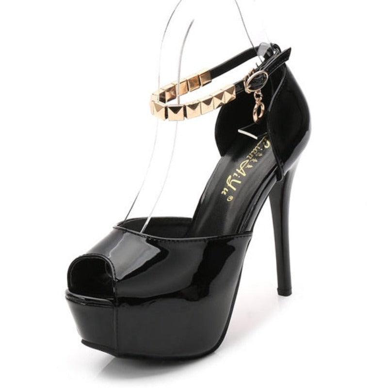 Sexy platform peep toe high heel pumps - http://chicboutique.com.au